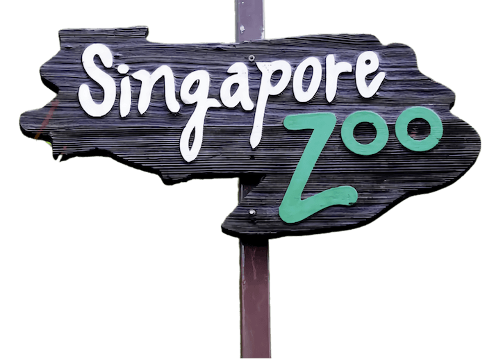 Singapore Zoo Signage