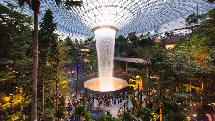 Jewel Changi Hsbc Rain Vortex