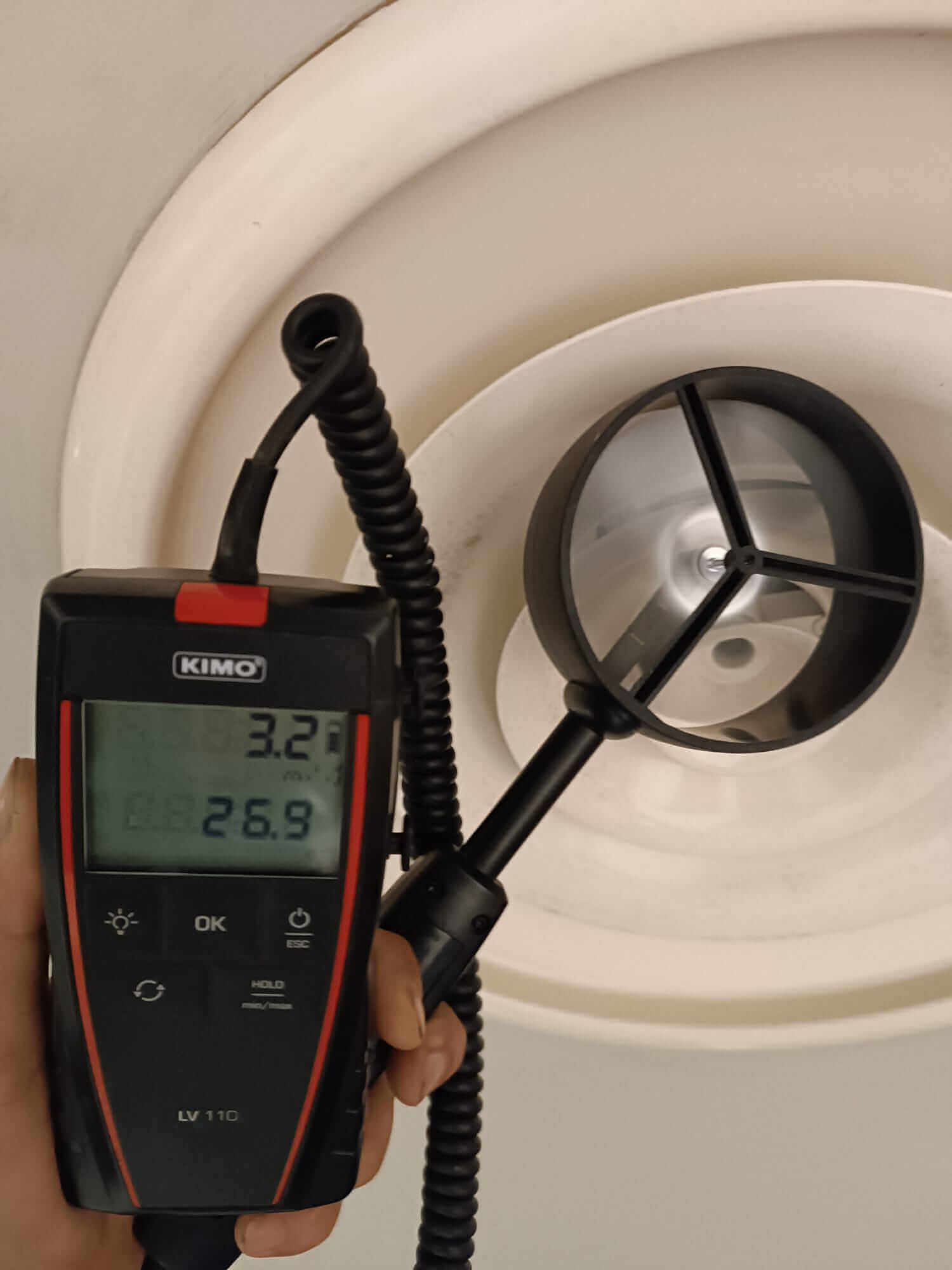 Taking Airflow Measurements Pre Servicing And After Servicing